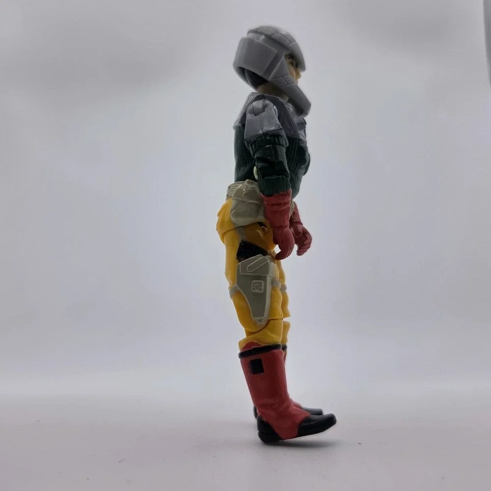 Hasbro G.I. Joe Action Figure 3.75in Yellow Fair Cond Backstop 1987 Vintage Toy